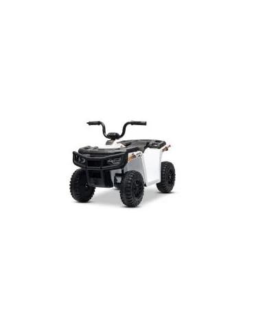 Quad eléctrico con licencia Arctic Cat 12V, tracción trasera, blanco, 