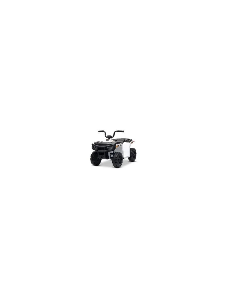 Quad eléctrico con licencia Arctic Cat 12V, tracción trasera, blanco, 