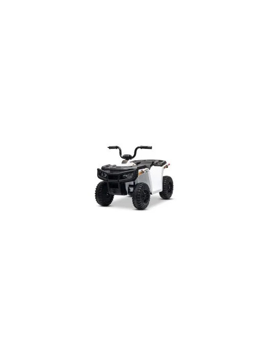 Quad eléctrico con licencia Arctic Cat 12V, tracción trasera, blanco, 