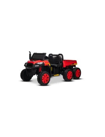 Tracteur électrique enfant RIDER 6X6 24V biplace
