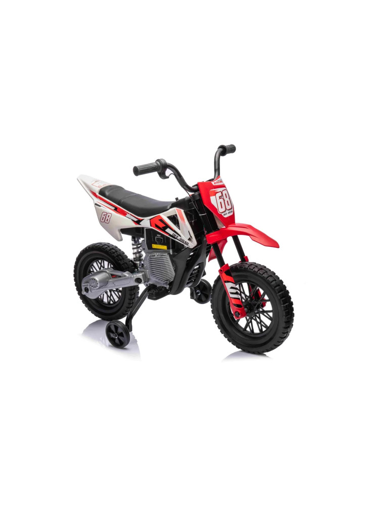 Moto eléctrica infantil Motocross 12V MP3 suspensión - Vista 4