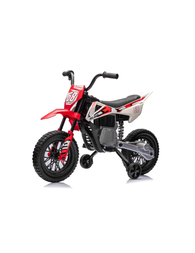 Moto elettrica bambini Motocross 12V MP3 sospensioni - Vista 5