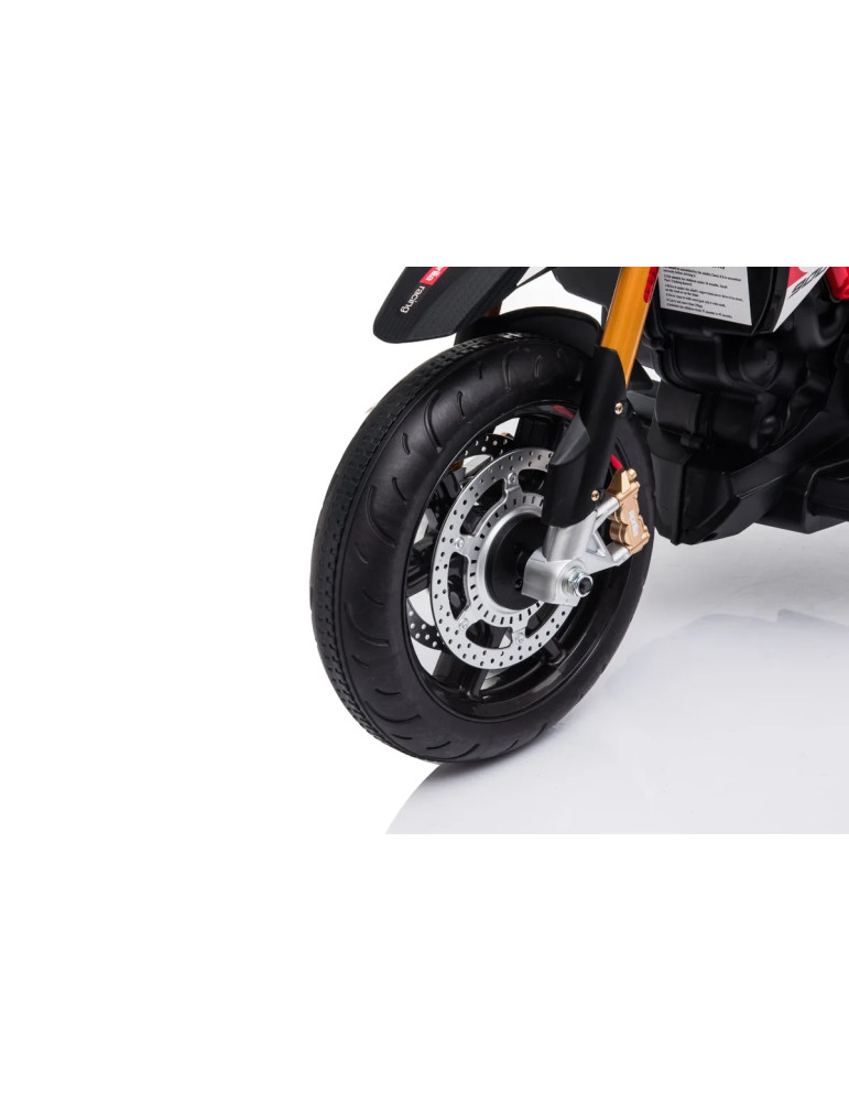 Moto eléctrica infantil Aprilia Dorsoduro 12V - Vista 4