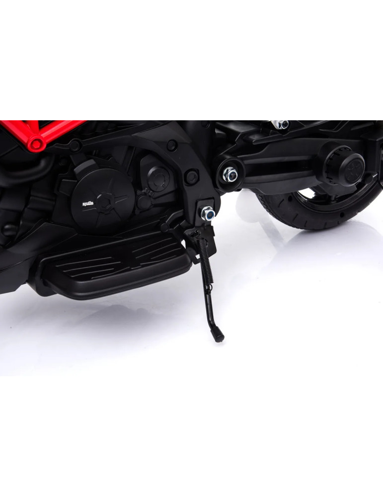 Mota elétrica infantil Aprilia Dorsoduro 12V - Vista 6