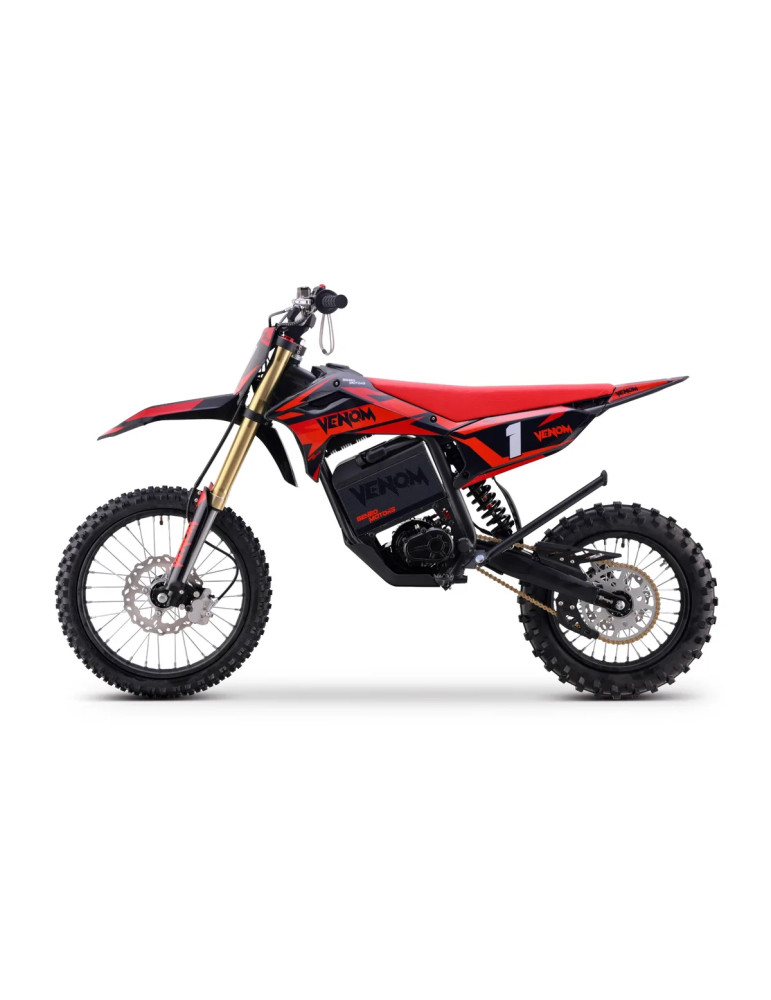 Mota elétrica infantil Venom 72V 6500W | 88 km/h - Vista 2
