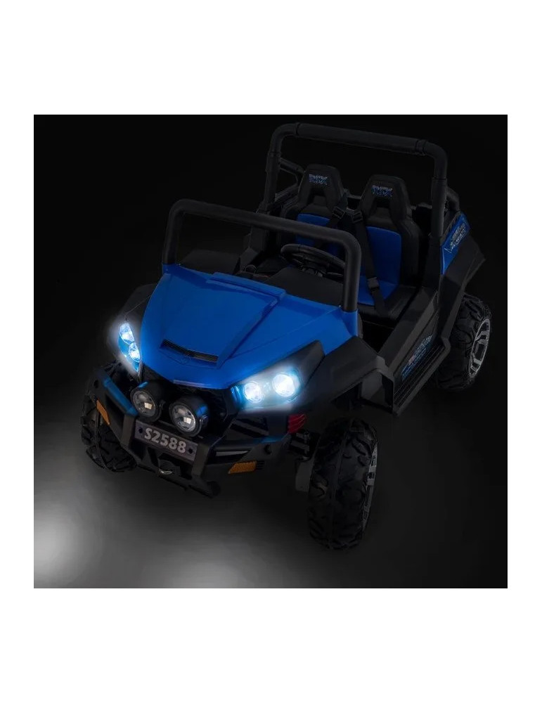 Buggy elétrico infantil RSX 12V 2 lugares suspensão - Vista 6