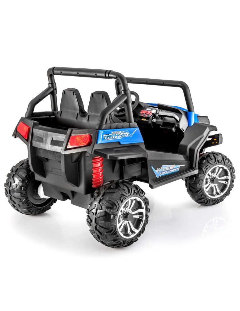 Buggy elétrico infantil RSX 12V 2 lugares suspensão - Vista 7