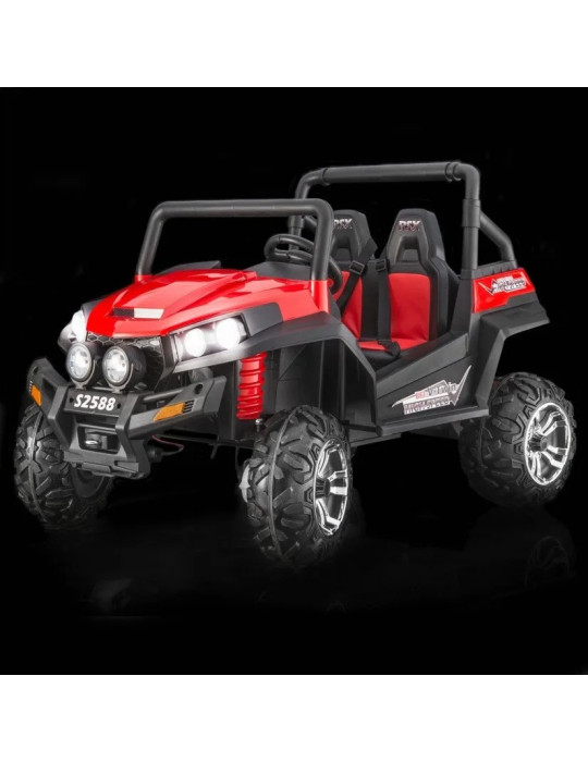 Buggy elettrico bambini RSX 12V 2 posti sospensioni