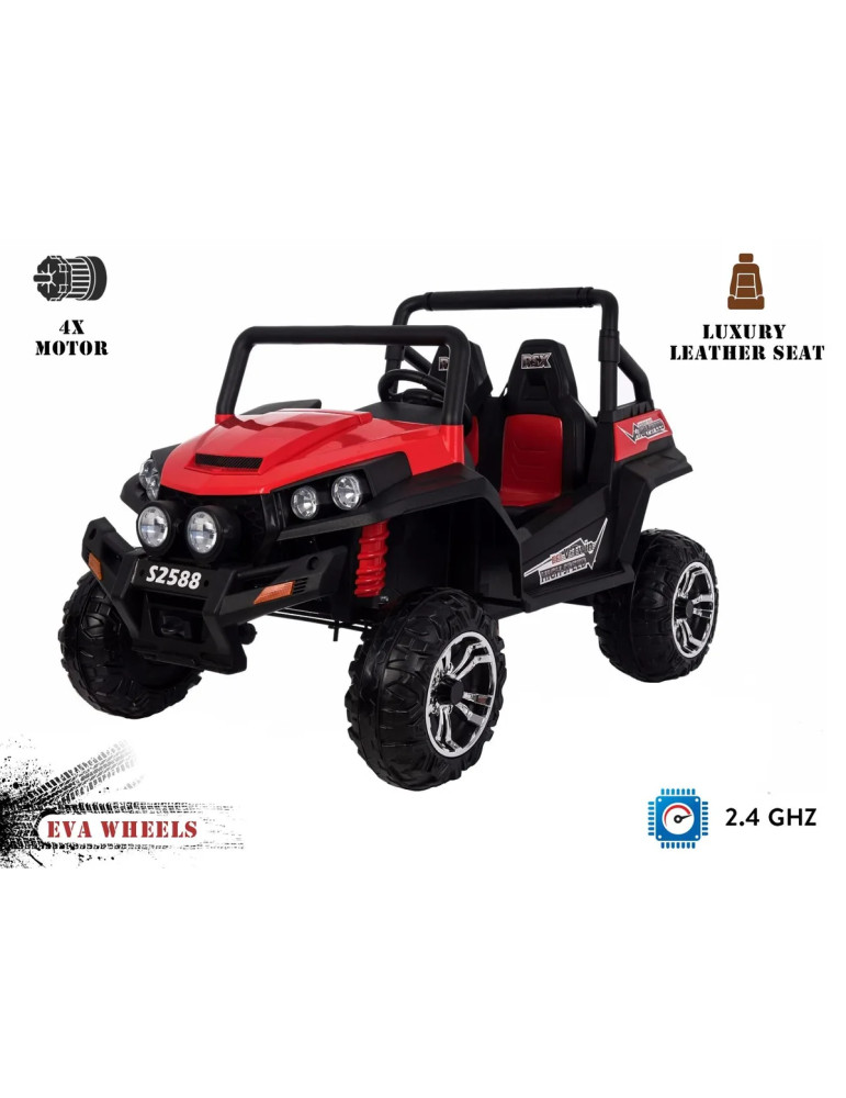 Buggy elétrico infantil RSX 12V 2 lugares suspensão - Vista 21
