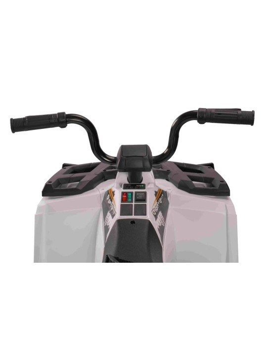 Quad eléctrico con licencia Arctic Cat 12V, tracción trasera, blanco, 