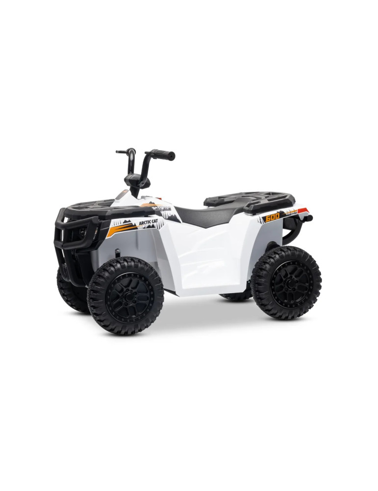 Quad eléctrico con licencia Arctic Cat 12V, tracción trasera, blanco,  - Vista 12