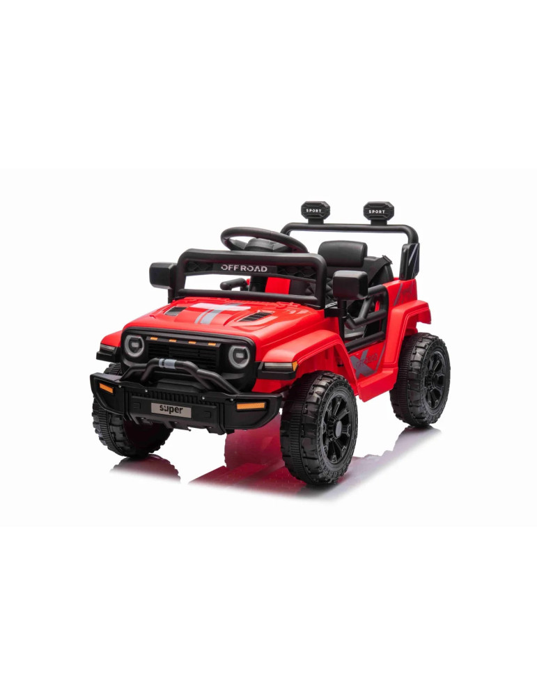 Todo-terreno elétrico infantil 8V com suspensão e MP3 - Vista 3