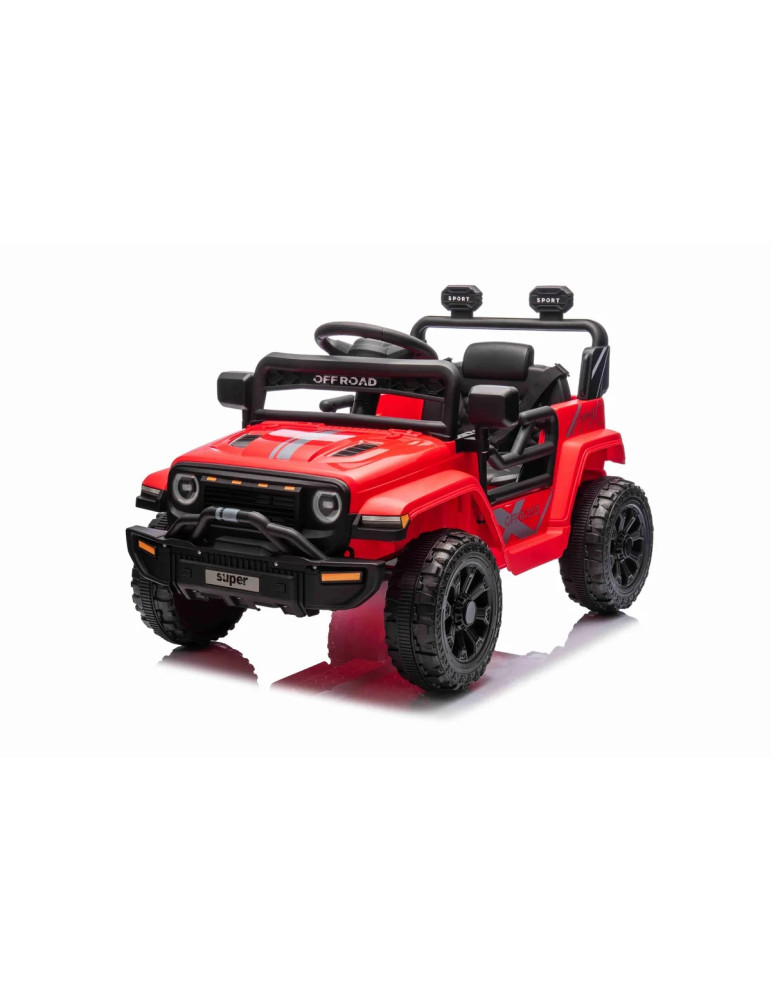 Todo-terreno elétrico infantil 8V com suspensão e MP3 - Vista 4