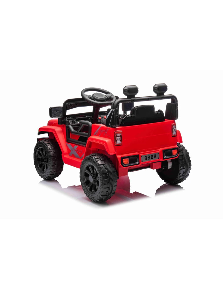 Todo-terreno elétrico infantil 8V com suspensão e MP3 - Vista 6