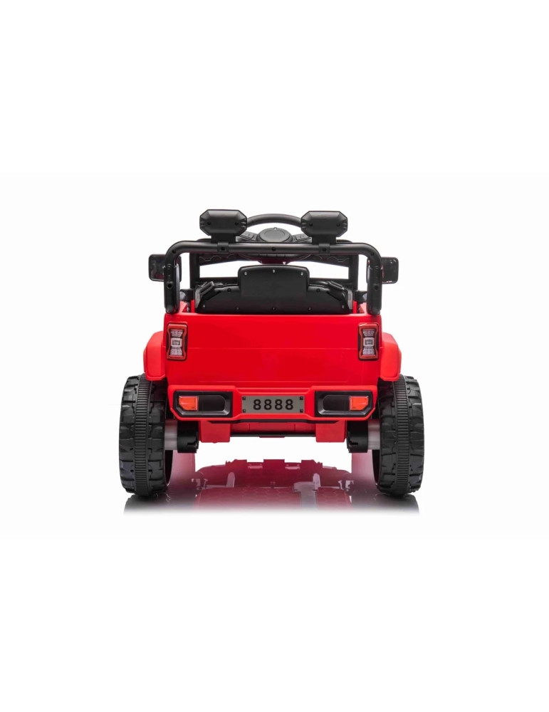 Todo-terreno elétrico infantil 8V com suspensão e MP3 - Vista 7