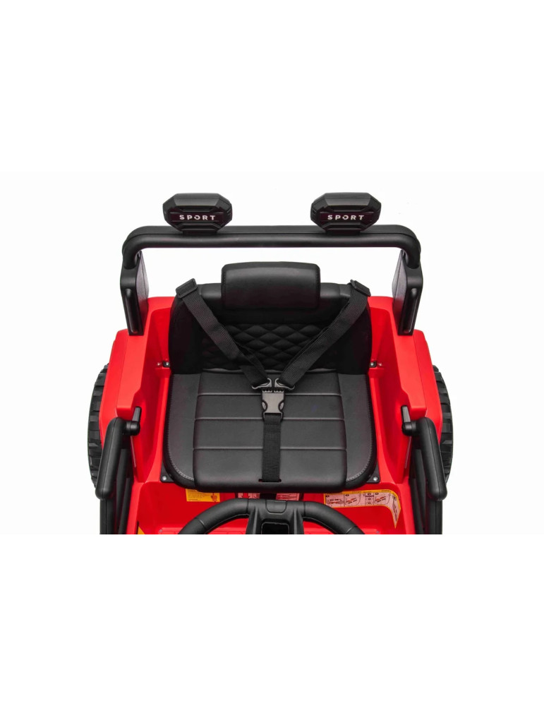 Todo-terreno elétrico infantil 8V com suspensão e MP3 - Vista 10