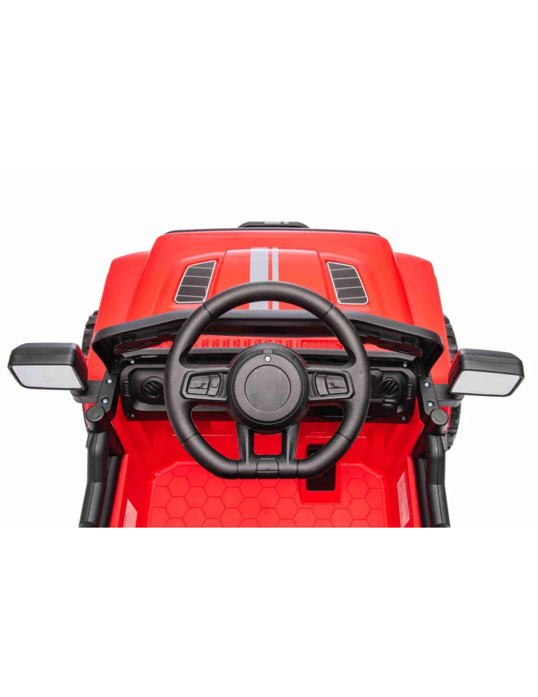 Todo-terreno elétrico infantil 8V com suspensão e MP3 - Vista 14
