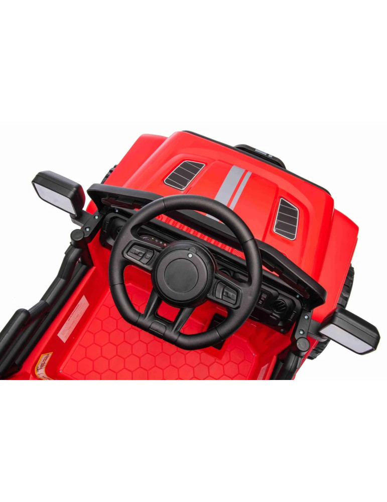 Todo-terreno elétrico infantil 8V com suspensão e MP3 - Vista 15