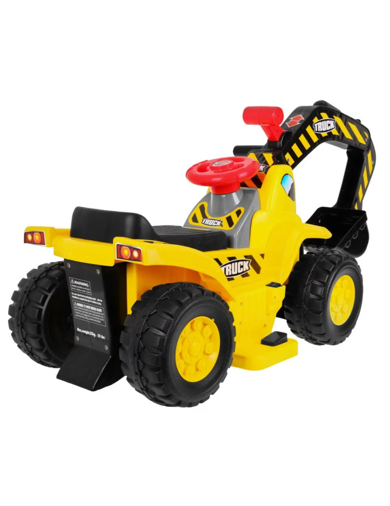 Escavatore elettrico bambini 6V con casco incluso - Vista 4