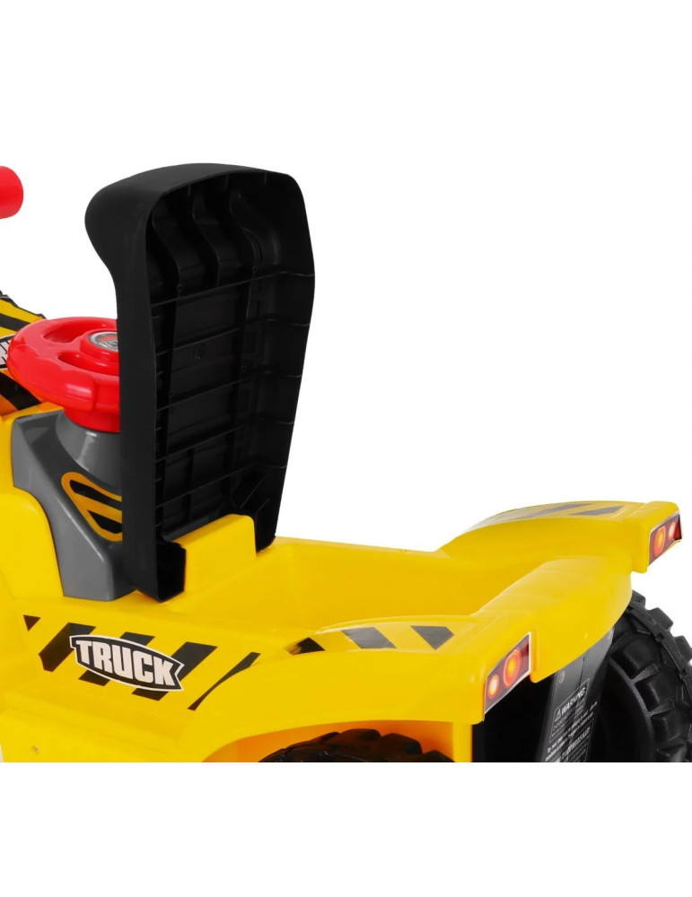 Excavadora eléctrica infantil 6V con pala y casco - Vista 5
