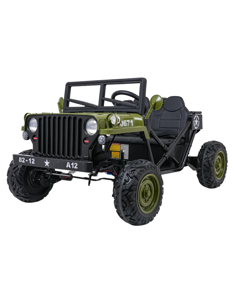 Voiture électrique enfant militaire Star
