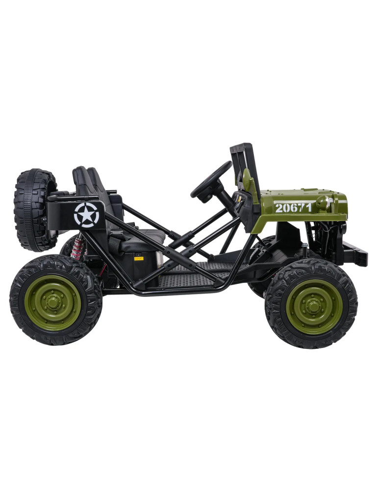 Star Military Electric Ride On Car for Kids - Vista 3