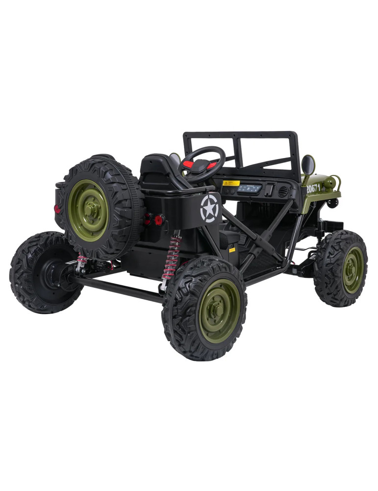 Star Military Electric Ride On Car for Kids - Vista 9