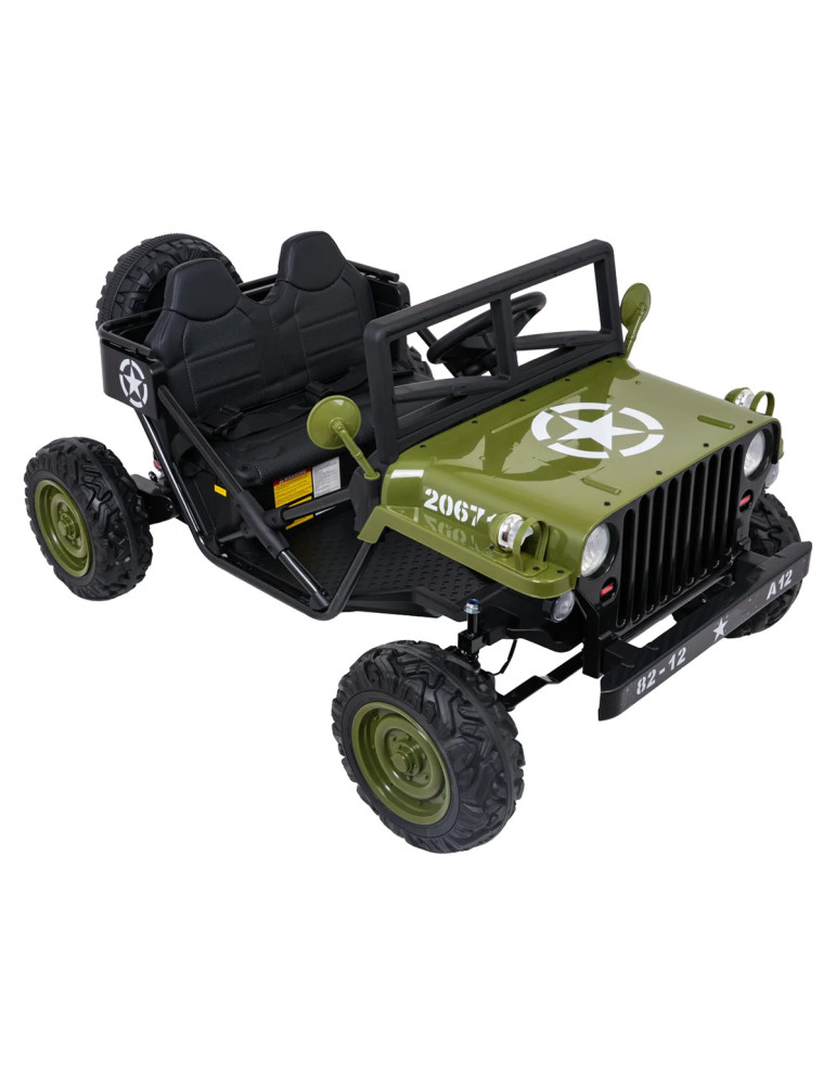 Star Military Electric Ride On Car for Kids - Vista 11
