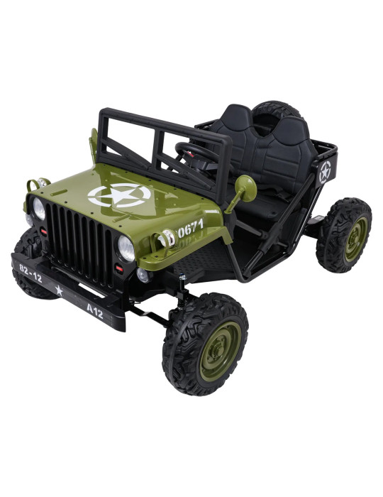 Star Military Electric Ride On Car for Kids