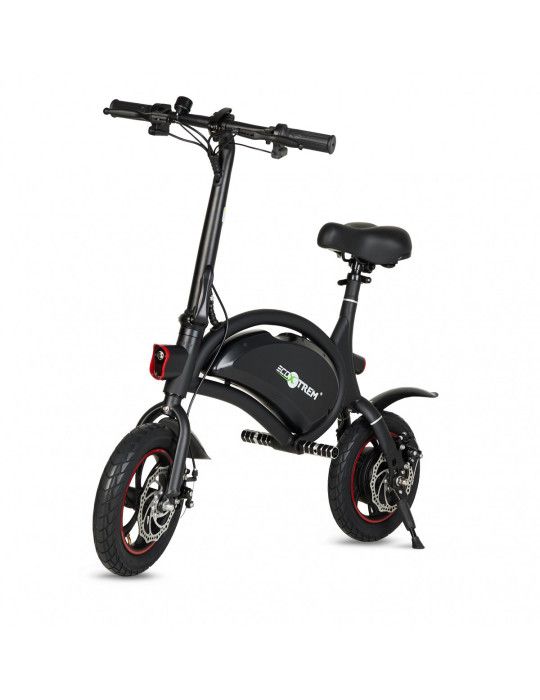 Electric Scooter battery-LG and wheels of 12 inches. Color Black