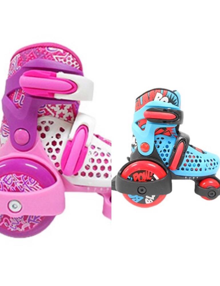 STOMPER CHILDREN'S ADJUSTABLE FOUR WHEELS SKATES 1 