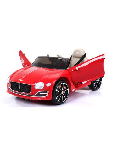 Auto Macchina Elettrica Per Bambini Bentley 6V EXP 12 Nera Luci Suoni Led Mp3 