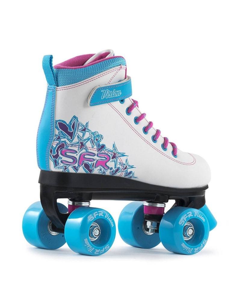 PATINS À QUATRE ROUES VISION-BLANC 3 