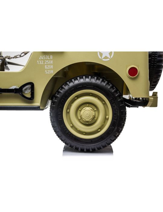 ELECTRIC CAR FOR CHILDREN ( EE.UU. ARMY 4X4