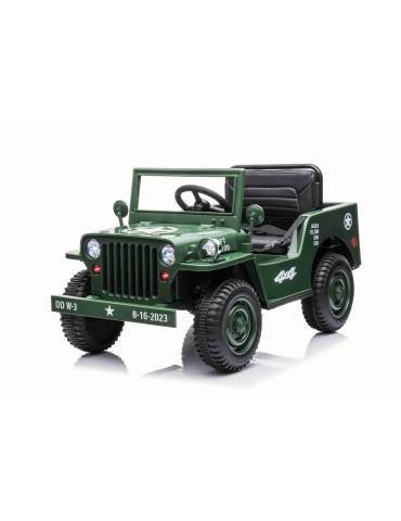 Todoterreno infantil ARMY de EE.UU. – 12V, 4x4, Tres Asientos 12