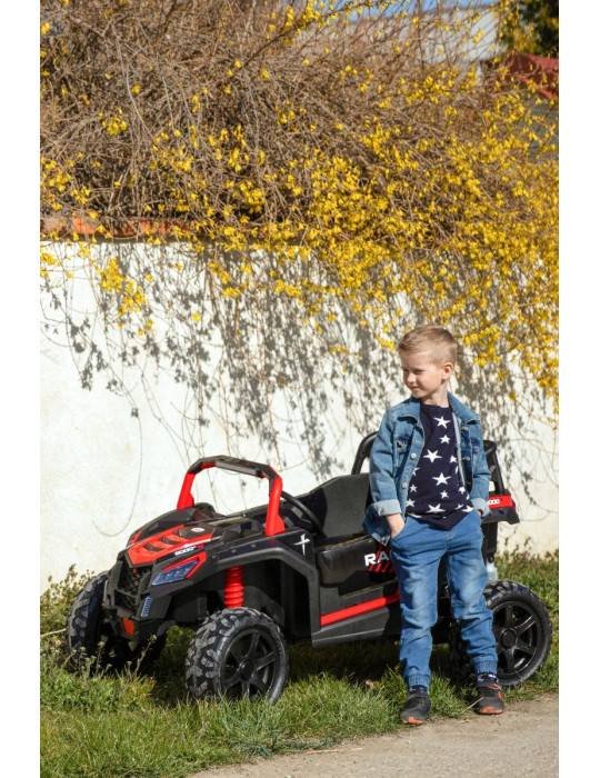 Coche Eléctrico Infantil UTV XXL 24V Biplaza Ruedas inflables Realista 