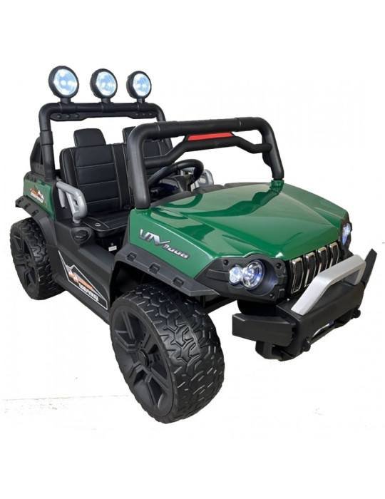 Todoterreno Infantil Guepard 12V – Biplaza, 4x4, Ruedas de Caucho 