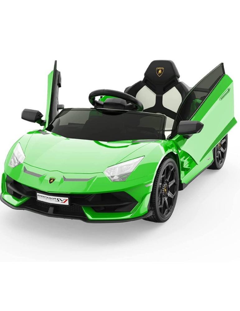 Deportivo eléctrico infantil LAMBORGHINI AVENTADOR SVJ biplaza 24V 2.4 