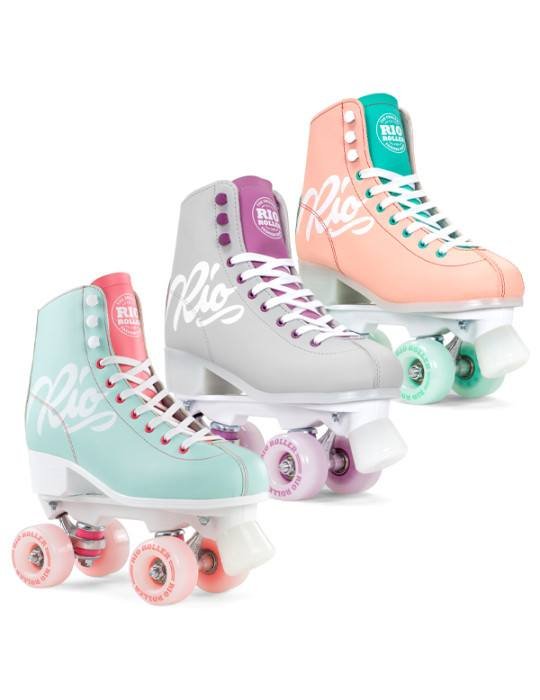PATINS DE QUATRO RODAS RIO ROLLER SCRIPT PATINS 