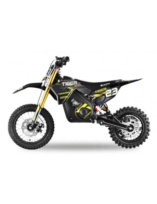 Motocross eléctrica infantil Eco TIGER DELUXE 1100w 36v 13AH LITIO 