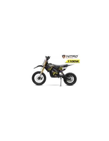 Motocross électrique enfant Eco TIGER DELUXE 1100w 36v 10AH LITIO 7  2