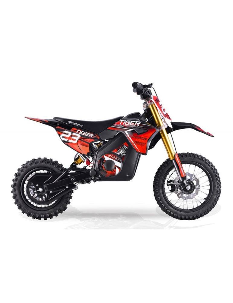 Electric children's motocross Eco TIGER DELUXE 1100w 36v 10AH LITIUM 4 