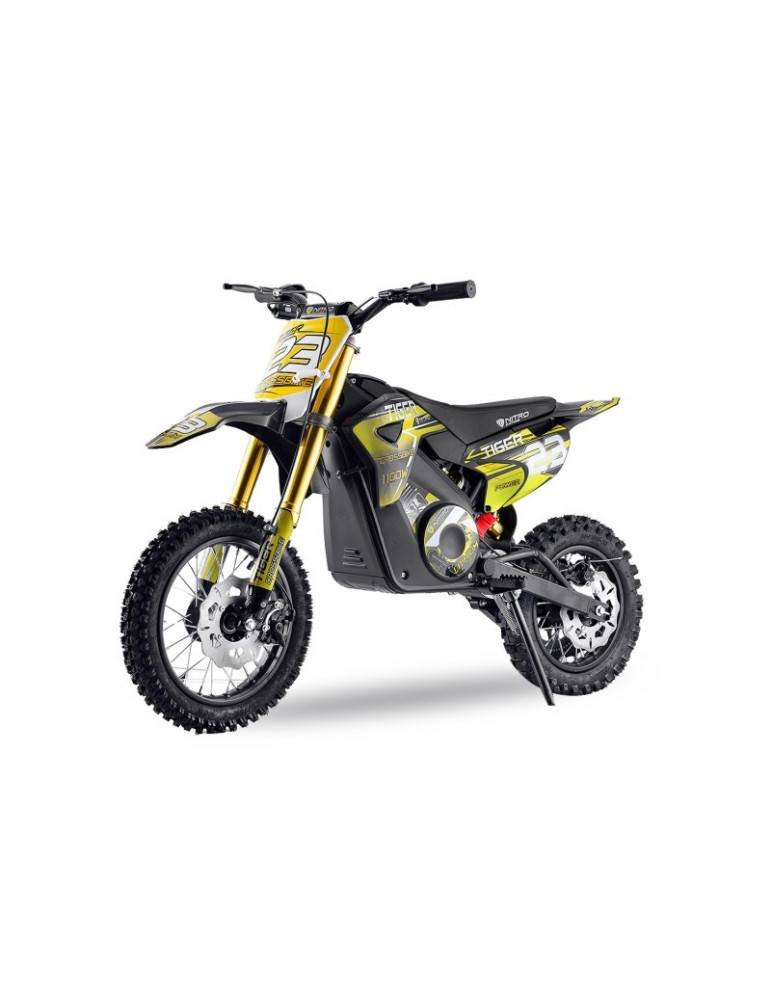 Electric children's motocross Eco TIGER DELUXE 1100w 36v 10AH LITIUM 7 