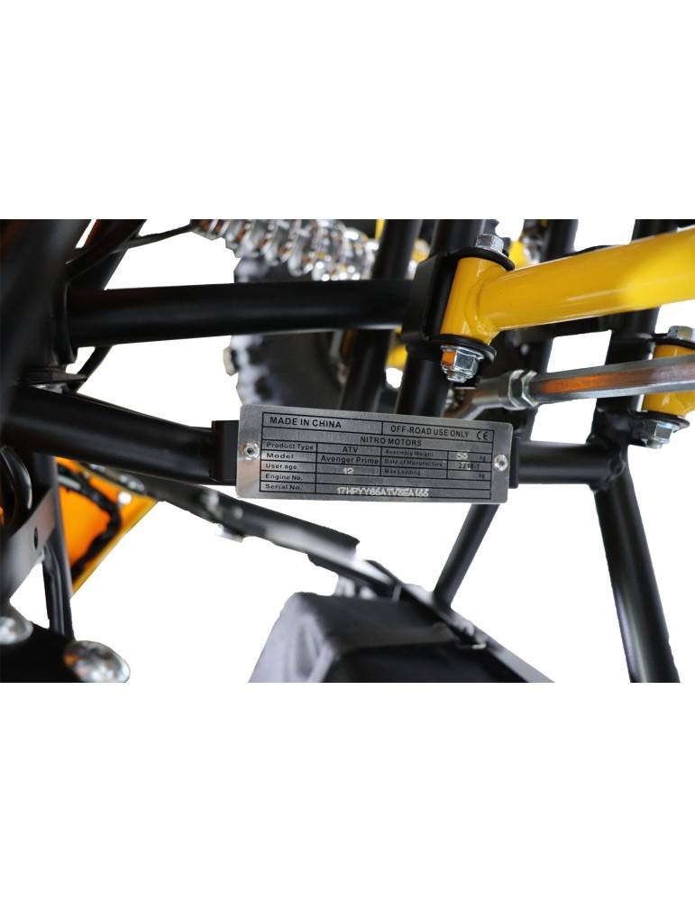Quad eléctrica infantil Eco AVENGER PRIME 1200w 48v CARDAN DRIVE 