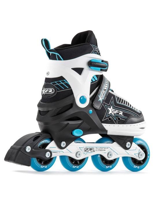 PATINES EN LINEA AJUSTABLES PULSAR AZULES 