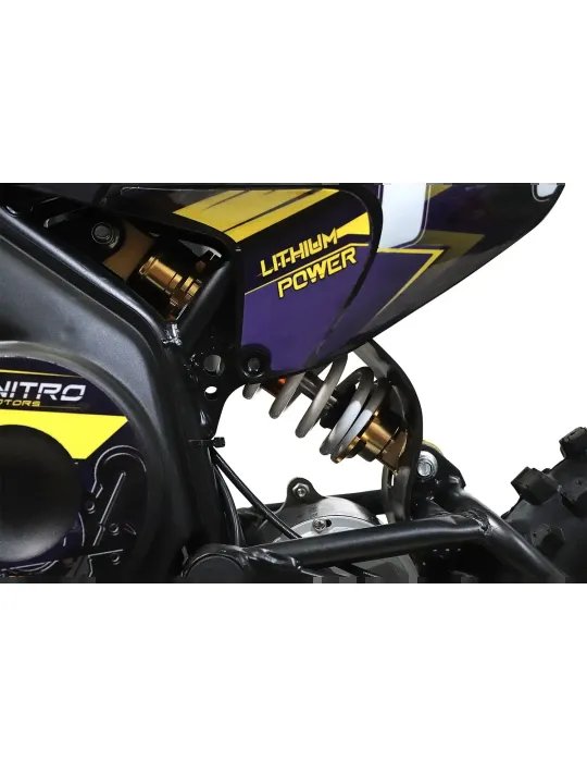 Motocross eléctrica infantil Eco TIGER DELUXE 1100w 36v 10AH LITIO 