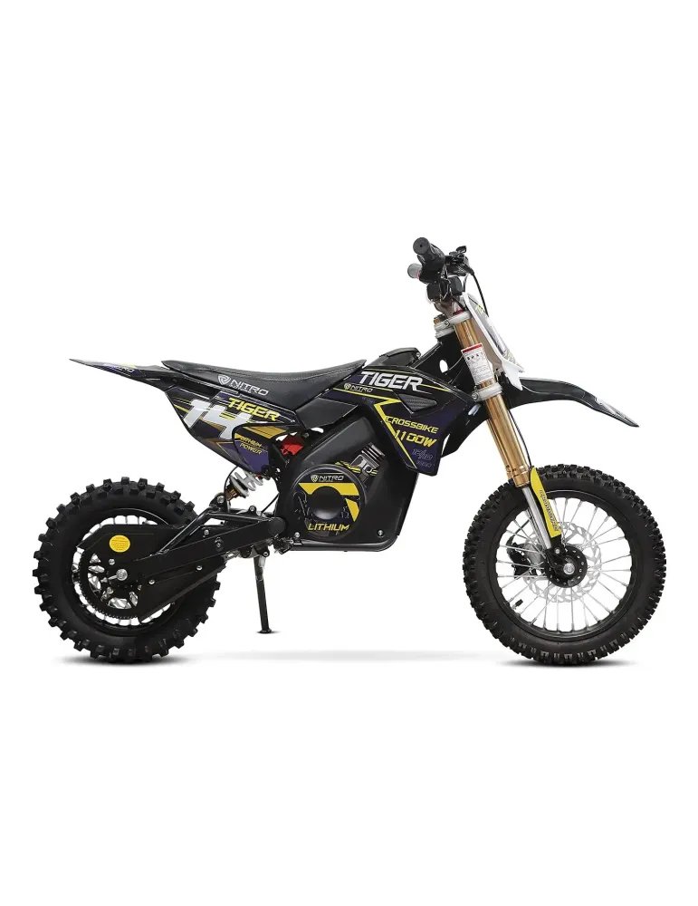 Motocross eléctrica infantil Eco TIGER DELUXE 1100w 36v 10AH LITIO 