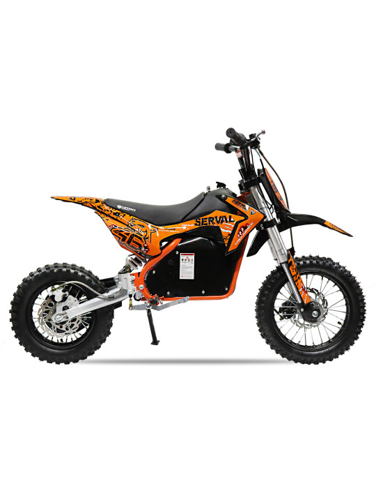 Motocross eléctrica Infantil 1200w 48v15 Ah litio 12/10