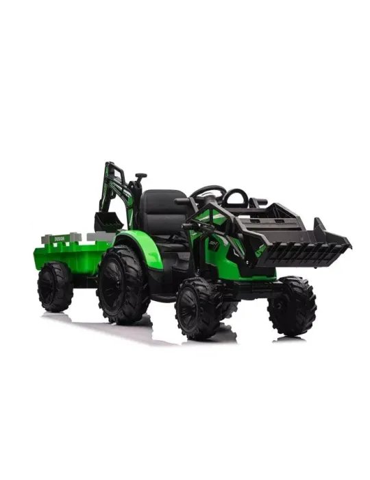Trator Infantil TOP-WORKER 12V – Monolugar, Rodas EVA, Reboque TRATORES INFANTIS 