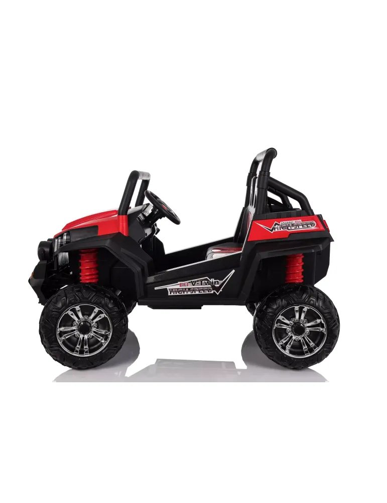Veículo off-road infantil RSX 12V + dois lugares + rodas 4x4 EVA |Patilândia TODOTERRENO INFANTIL 